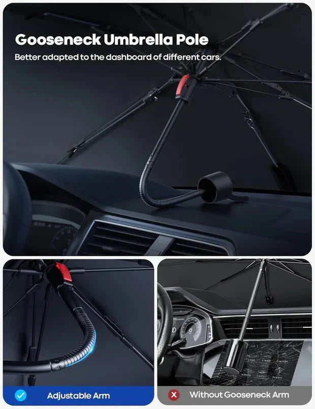 Denx - Portable Car Umbrella  دينكس - مظلة سيارة محمولة