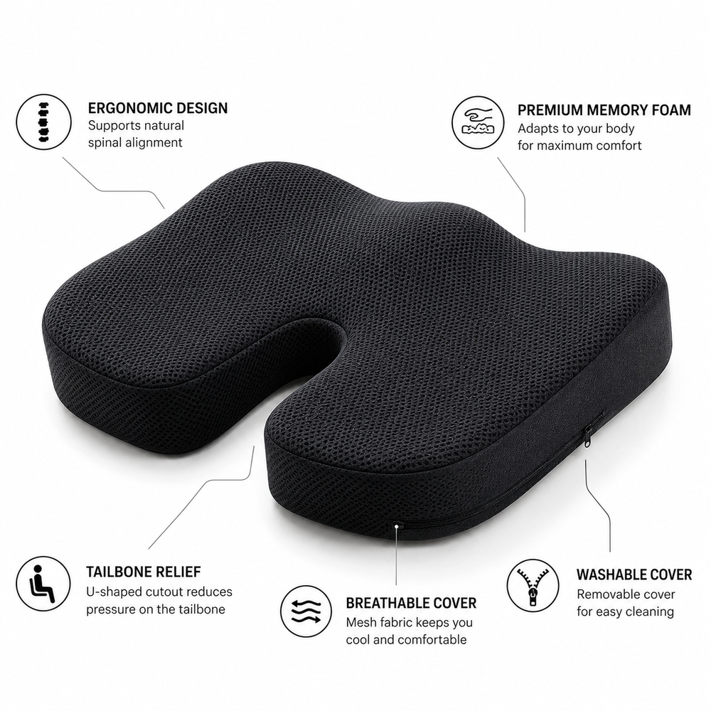 CAR SEAT CUSHION (وسادة مقعد السيارة)