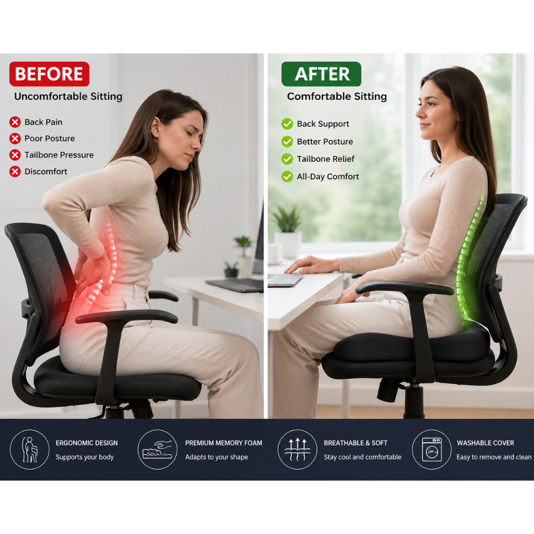 CAR SEAT CUSHION (وسادة مقعد السيارة)